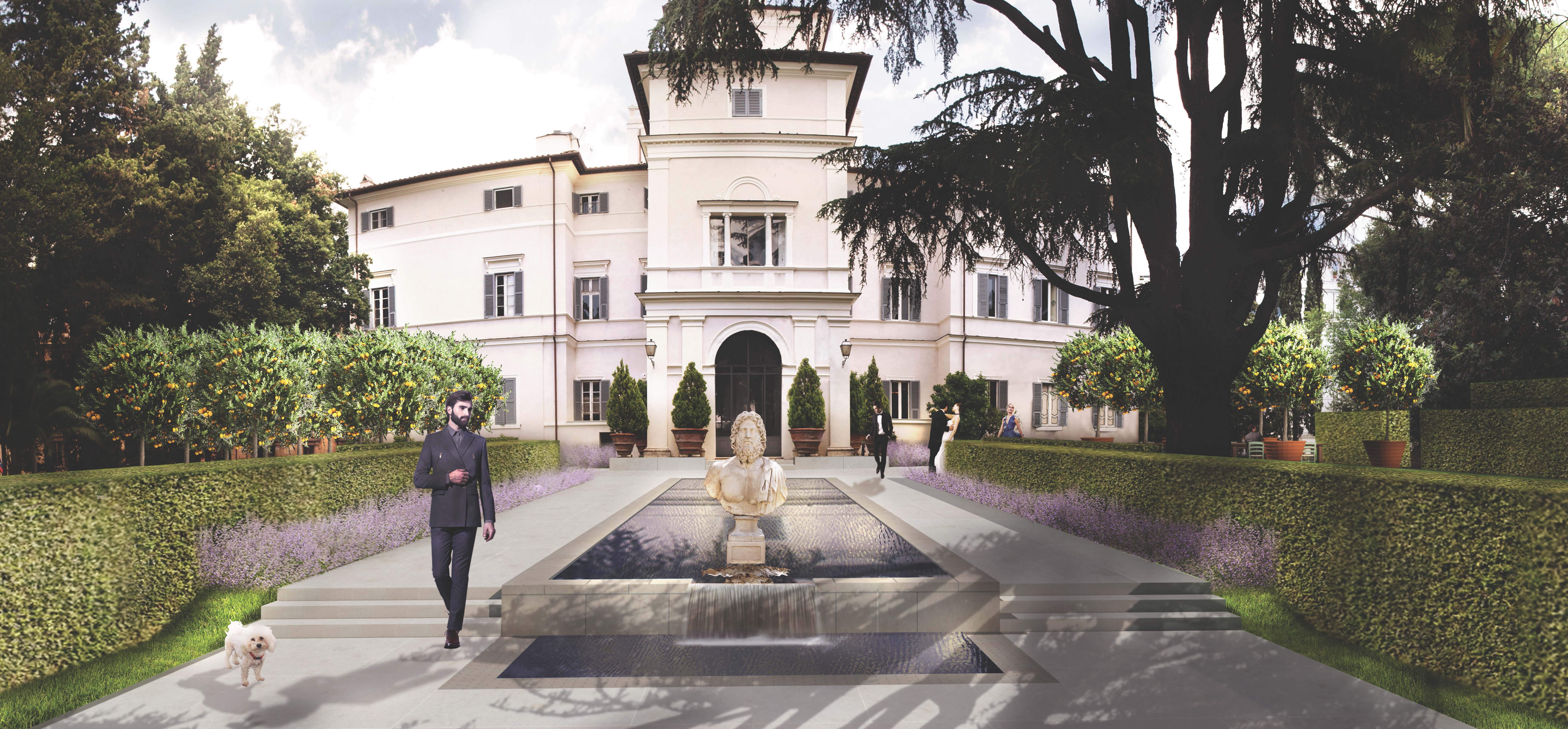 Villa Ludovisi Estate, Rome DAVID RUBIN Land Collective